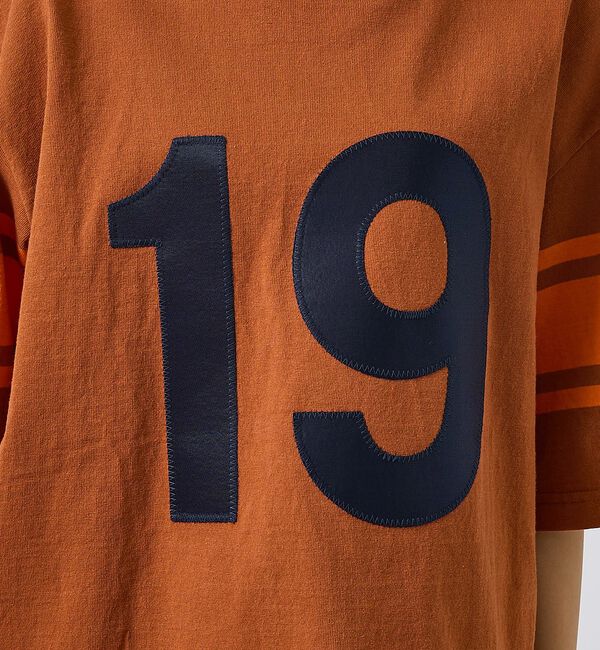 ABAHOUSE「【BARBARIAN / バーバリアン】Crewneck Short ナンバリン」|Tシャツ・カットソー|