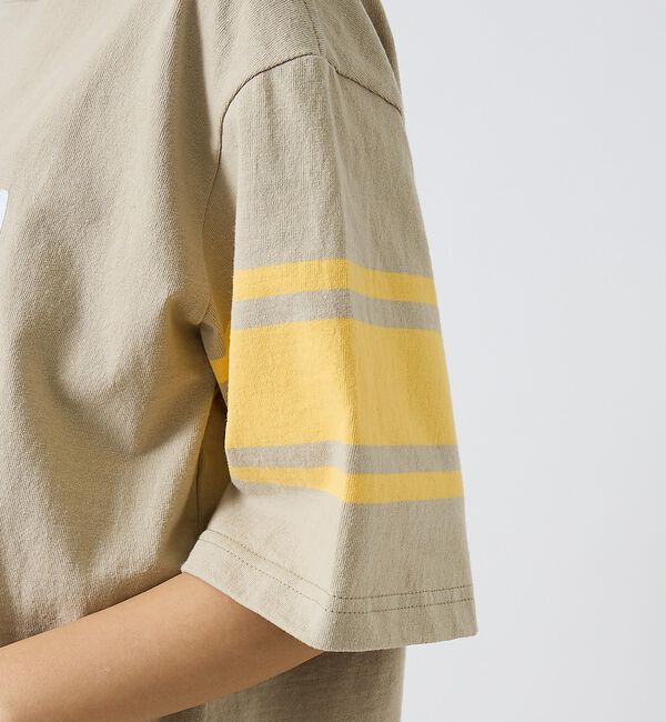 ABAHOUSE「【BARBARIAN / バーバリアン】Crewneck Short ナンバリン」|Tシャツ・カットソー|