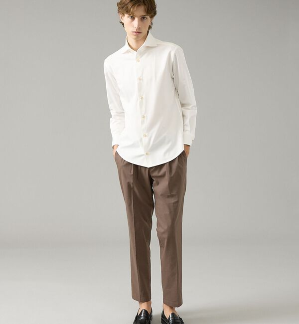 ABAHOUSE「【セットアップ対応】スーパーストレッチ リネンイージースラックス」|スラックス|