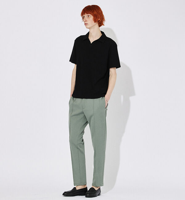 alfredoBANNISTER「レザーメッシュスリッポン」|スニーカー|