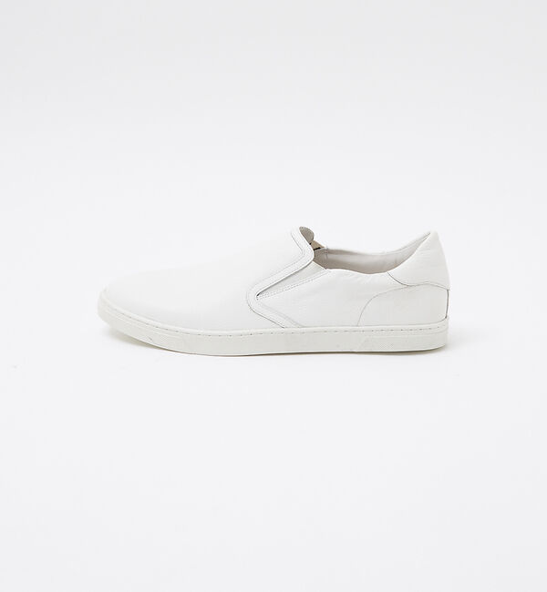 alfredoBANNISTER「【WEB別注】究極のベーシック オールレザースリッポンスニーカー」|スニーカー|