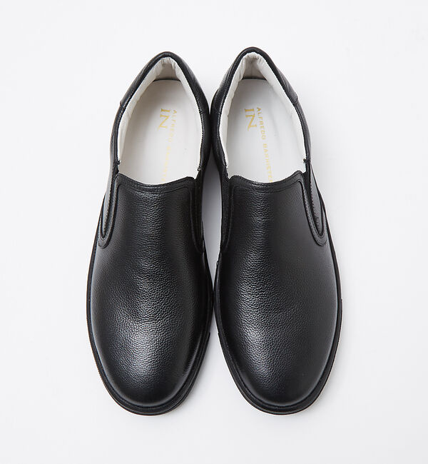 alfredoBANNISTER「【WEB別注】究極のベーシック オールレザースリッポンスニーカー」|スニーカー|