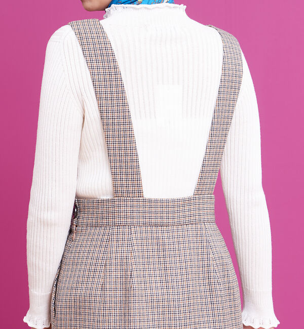 Rouge vif「チェックジャンパースカート」|ワンピース|