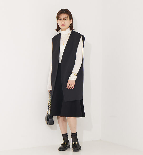 Rouge vif「【セットアップ対応】ニットフレアミニスカート」|スカート|