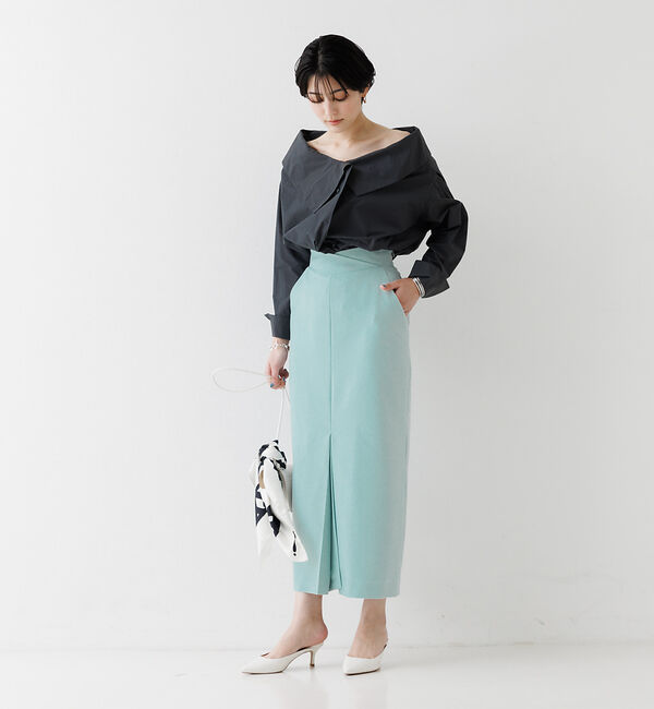 Rouge vif「ウエスト切り替えスリットスカート」|スカート|