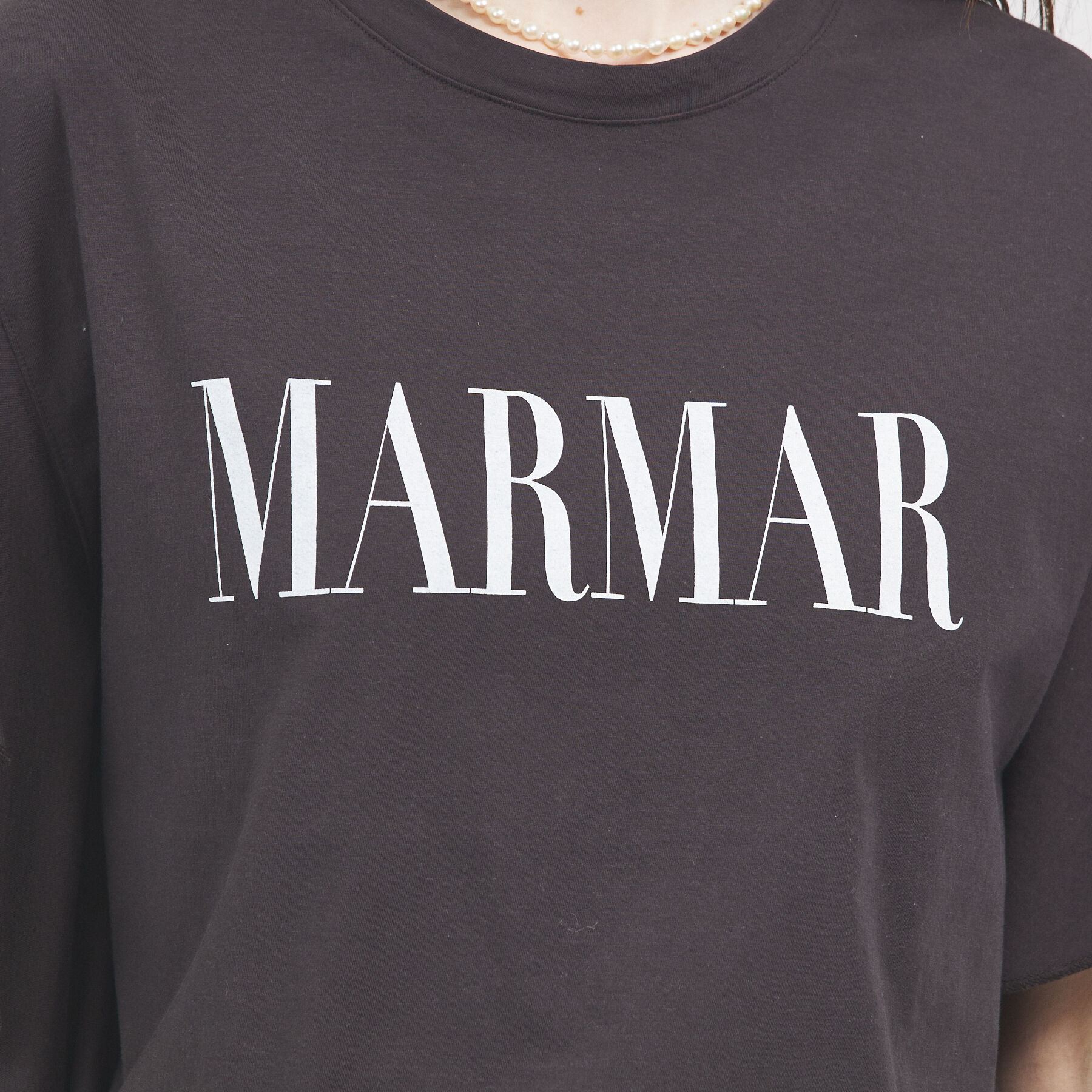 Rouge vif「＜別注＞【MICA&DEAL /マイカアンドディール】ロゴTシャツ / フレアス」|Tシャツ・カットソー|