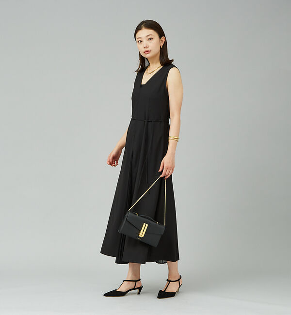 Rouge vif「ジョーゼットプリーツコンビワンピース」|ワンピース|