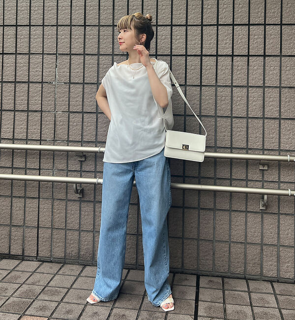 Rouge vif「アシメトリースリーブブラウス」|シャツ・ブラウス|