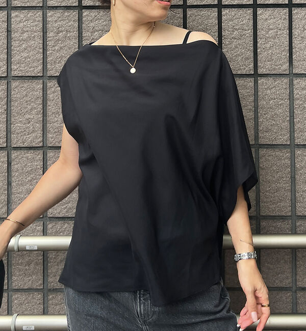 Rouge vif「アシメトリースリーブブラウス」|シャツ・ブラウス|