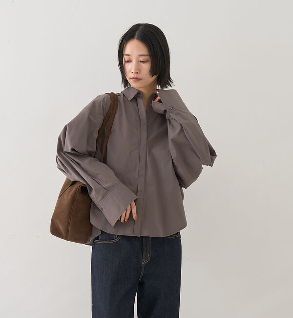 Rouge vif「バックコクーンBIGシャツ」|シャツ・ブラウス|