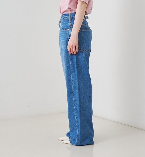 Rouge vif「【NEEDBY heritage/ニードバイヘリテージ】KOH ワイドストレート」|デニム|