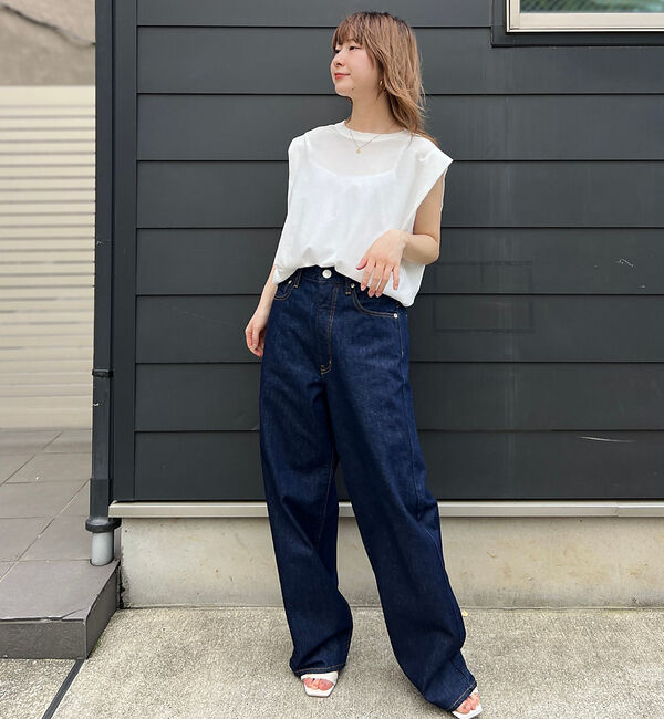 Rouge vif「【NEEDBY heritage/ニードバイヘリテージ】KOH ワイドストレート」|デニム|