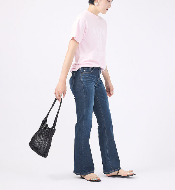 Rouge vif「【SOMETHING / サムシング】LISA フレアデニムパンツ」|デニム|