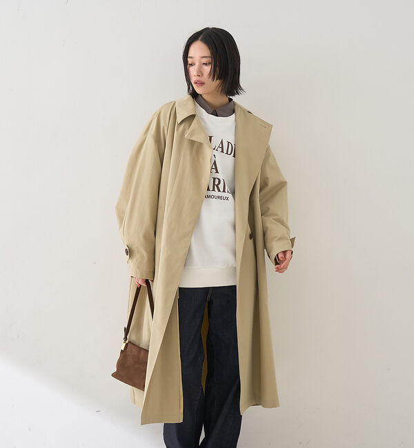 Rouge vif「撥水フォルムステンカラーコート」|ステンカラーコート|