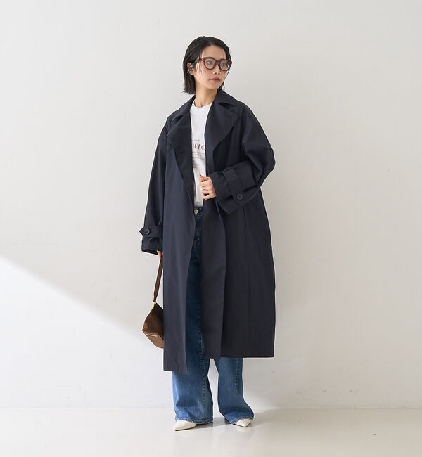 Rouge vif「撥水フォルムステンカラーコート」|ステンカラーコート|