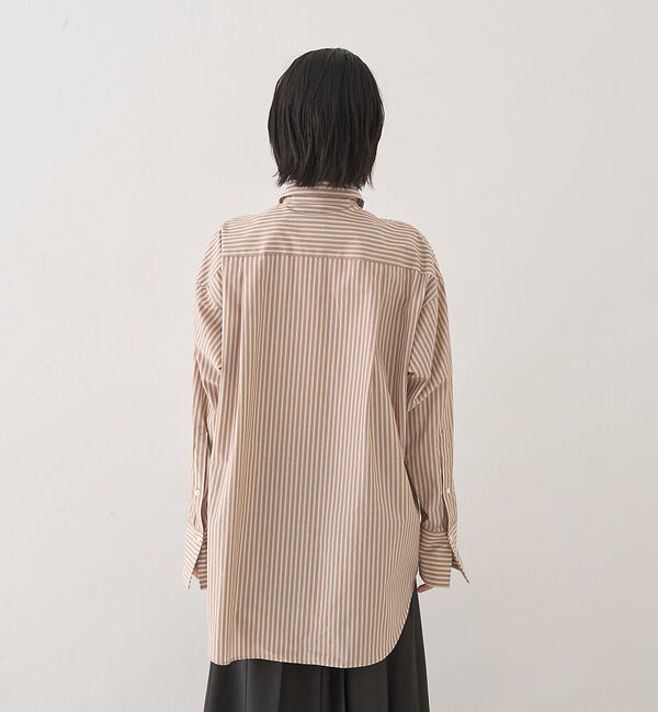 Rouge vif「ストライプメンズライクシャツ」|シャツ・ブラウス|