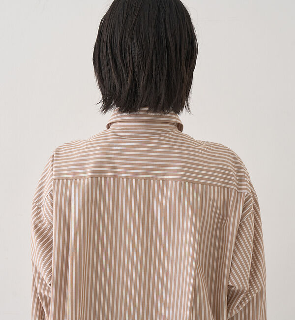 Rouge vif「ストライプメンズライクシャツ」|シャツ・ブラウス|