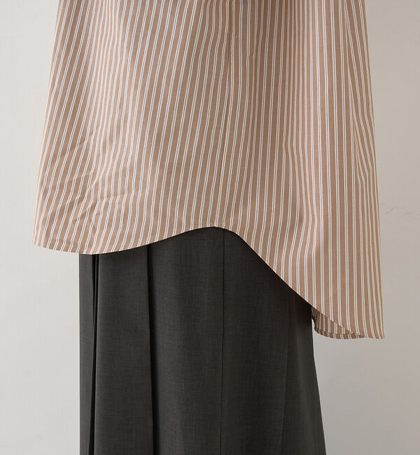 Rouge vif「ストライプメンズライクシャツ」|シャツ・ブラウス|