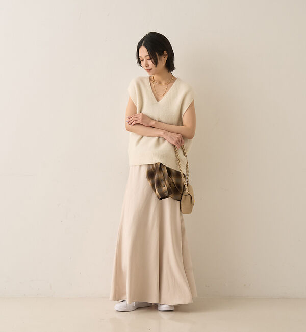 Rouge vif「フォックスウール ニットベスト」|ニット・セーター|