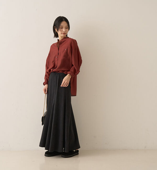 Rouge vif「【定番人気】【2025AW】切替マキシスカート」|スカート|