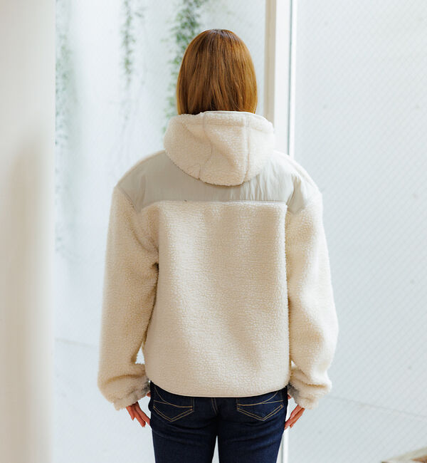 Rouge vif「【NANGA / ナンガ】BOA FLEECE ZIP HOODIE / ボアフ」|パーカー|