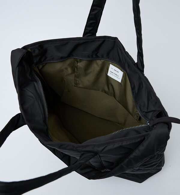 Rouge vif「【TAION / タイオン】ミリタリー ジップ ダウントートバッグM / 大容量」|トートバッグ|