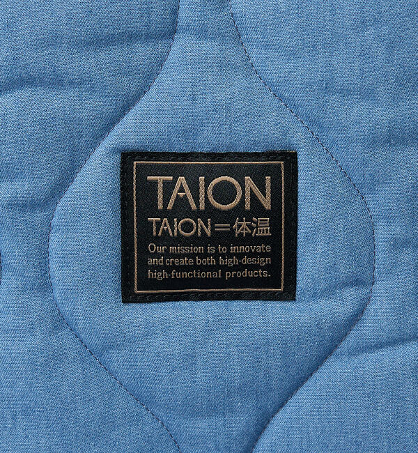 Rouge vif「【TAION / タイオン】ミリタリー ジップ ダウントートバッグM / 大容量」|トートバッグ|