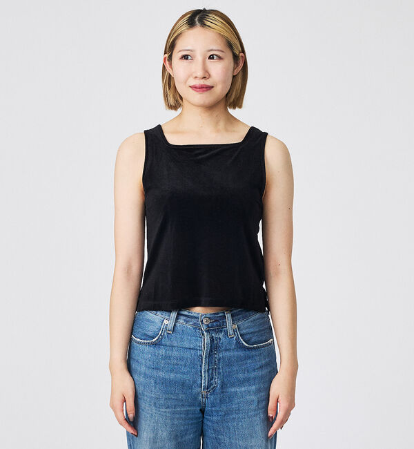 Rouge vif「【Keena/キーナ】ベルベットタンクトップス/トップス/ベロア/レイヤード【W」|キャミソール|