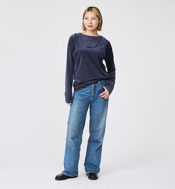 Rouge vif「【Keena/キーナ】レイヤートップス/トップス/レイヤード/２枚セット/上品【」|Tシャツ・カットソー|