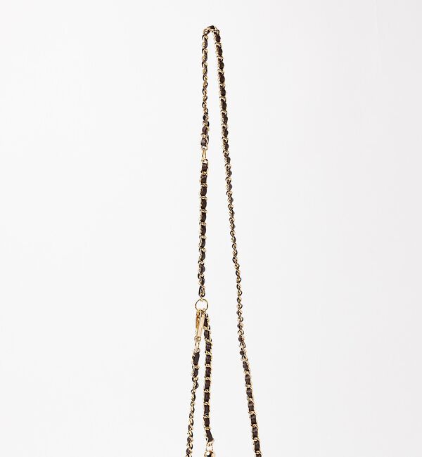 Rouge vif「【VELETTO/ヴェレット】スエードキルティングカードケース/チェーンストラッ」|名刺入れ・カードケース|