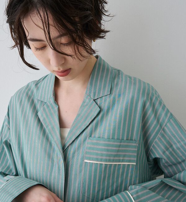 Rouge vif「【セットアップ対応】オープンカラーシャツ」|シャツ・ブラウス|