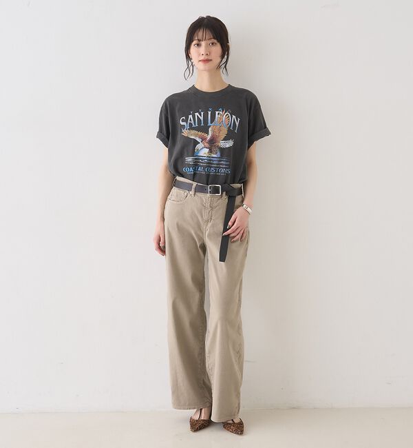 Rouge vif「【RED CARD/レッドカード】35th Anniv. Wide　ワイドデニム」|デニム|