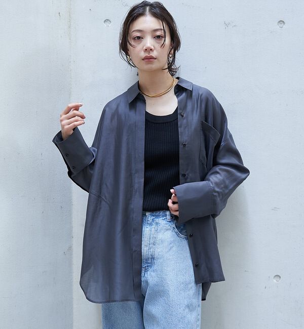 Rouge vif「【定番人気】【ロングセラー】バックツイストシャツ」|シャツ・ブラウス|