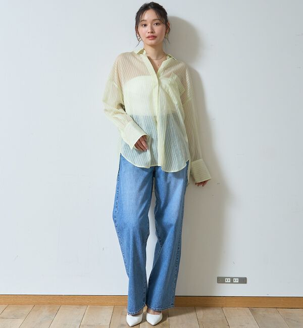 Rouge vif「【定番人気】【ロングセラー】バックツイストシャツ」|シャツ・ブラウス|