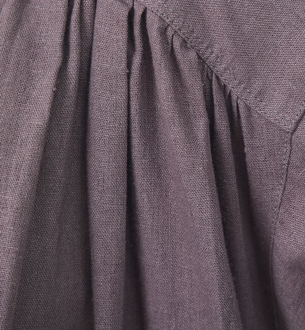 Rouge vif「【セットアップ対応】リネンロングトッパー/シャツ/カーディガン/羽織【予約】」|シャツ・ブラウス|