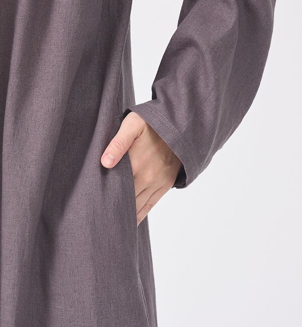 Rouge vif「【セットアップ対応】リネンロングトッパー/シャツ/カーディガン/羽織【予約】」|シャツ・ブラウス|