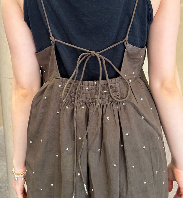 Rouge vif「インドドット刺繍ブラウス【予約】」|シャツ・ブラウス|