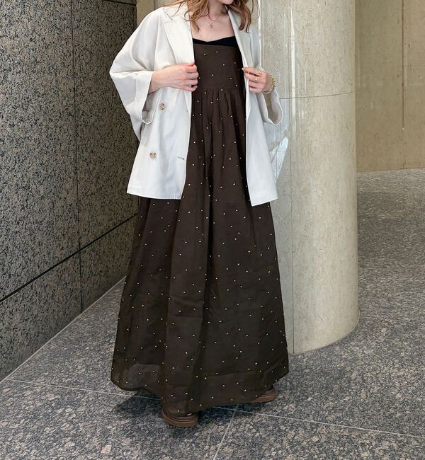 Rouge vif「インドドット刺繍ブラウス【予約】」|シャツ・ブラウス|