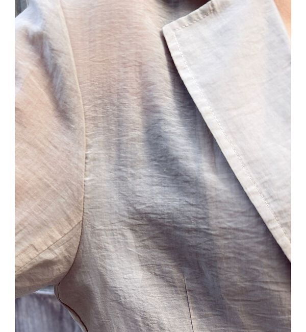 Rouge vif「【一部店舗限定】シアーシングルジャケット」|テーラードジャケット|