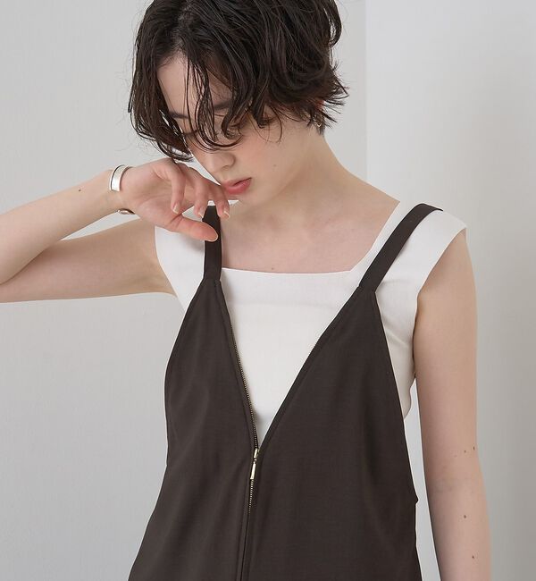 Rouge vif「【人気追加】ドライウェザーサロペット」|オールインワン|