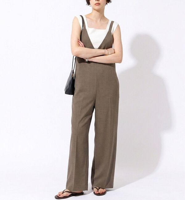 Rouge vif「【人気追加】ドライウェザーサロペット」|オールインワン|