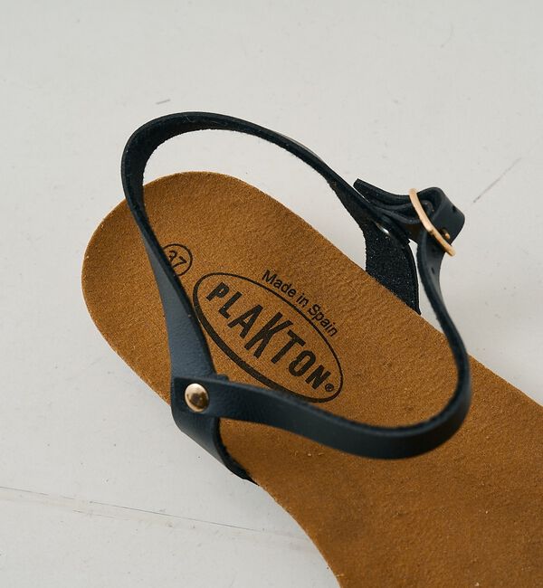 Rouge vif「【PLAKTON/プラクトン】ストラップフラットサンダル【予約】」|サンダル|
