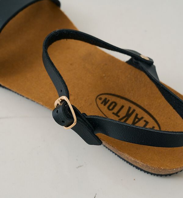 Rouge vif「【PLAKTON/プラクトン】ストラップフラットサンダル【予約】」|サンダル|