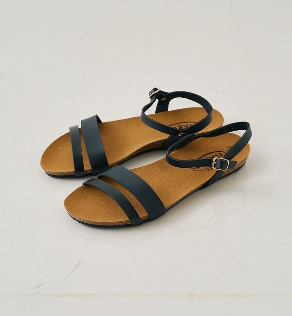 Rouge vif「【PLAKTON/プラクトン】ストラップフラットサンダル【予約】」|サンダル|