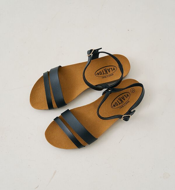 Rouge vif「【PLAKTON/プラクトン】ストラップフラットサンダル【予約】」|サンダル|