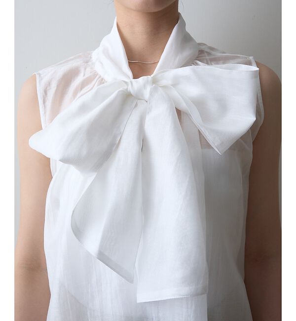 Rouge vif「前後2WAYビッグボウタイリボンブラウス【予約】」|シャツ・ブラウス|