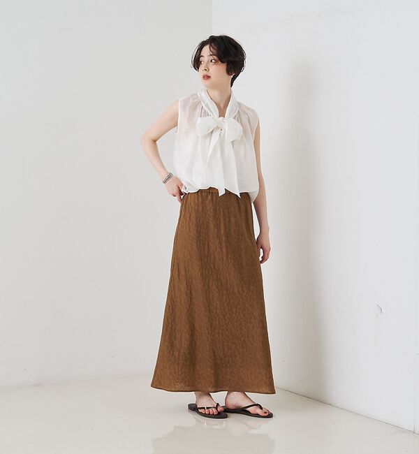 Rouge vif「前後2WAYビッグボウタイリボンブラウス【予約】」|シャツ・ブラウス|