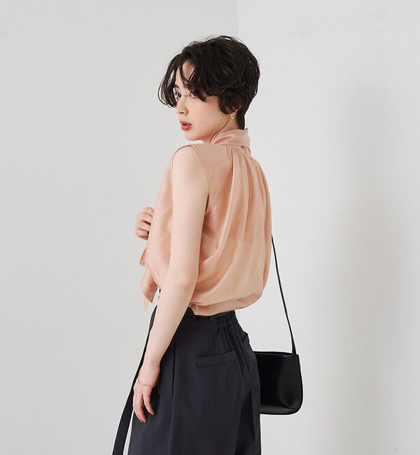 Rouge vif「前後2WAYビッグボウタイリボンブラウス【予約】」|シャツ・ブラウス|