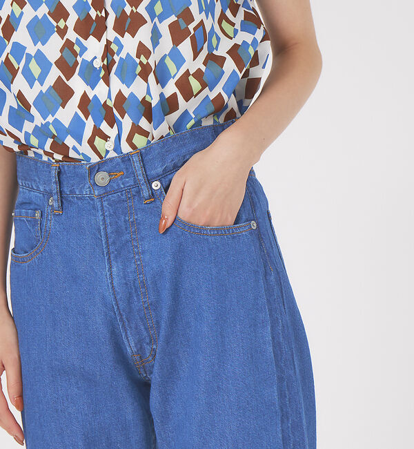 qualite「【e&times;qualite】サイドラインデニム」|デニム|