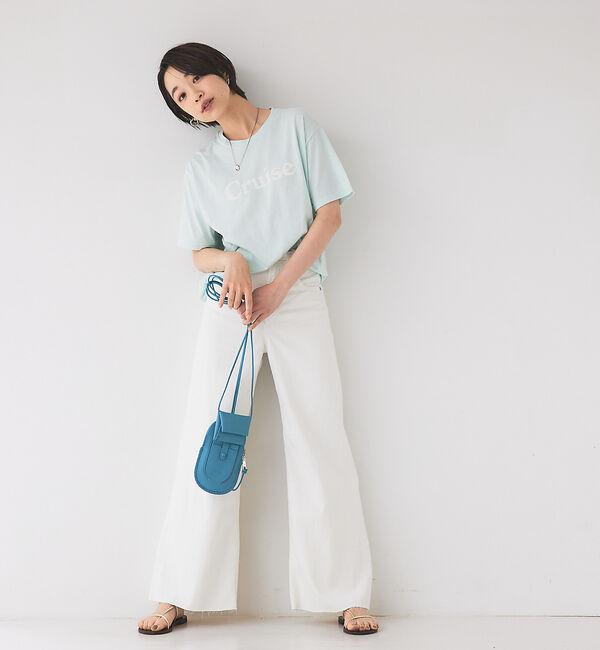 qualite「【YANUK】ワイドフレアデニム」|デニム|